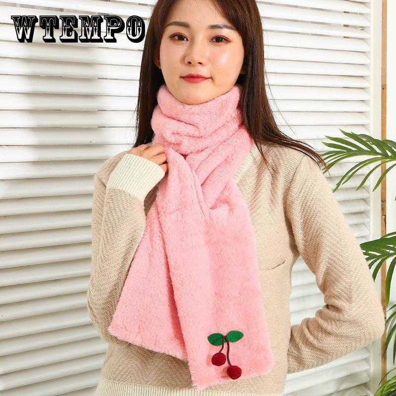 Thicken and Lengthen Rex Rabbit Fur Scarf Women Keep Warm All-match Student Fur Winter Scarf Women
