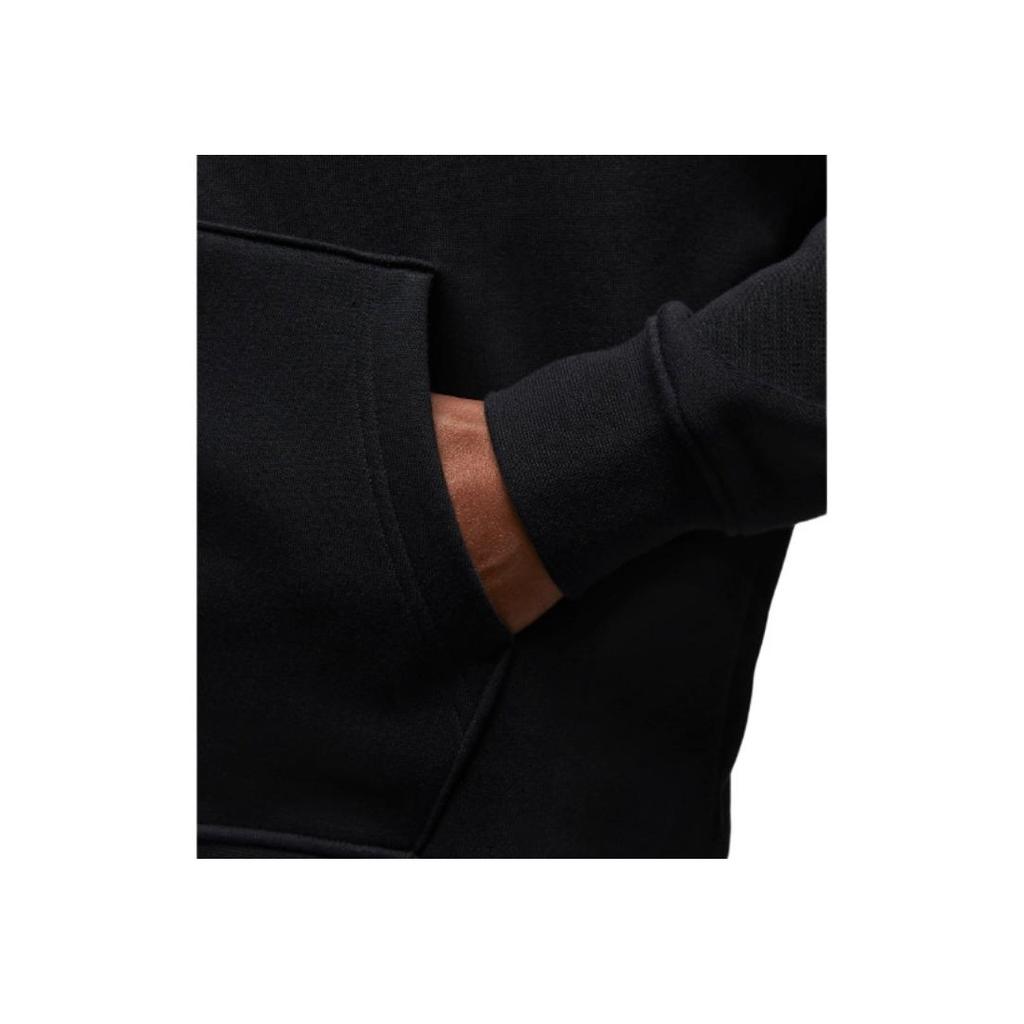 Jordan Мужская куртка с капюшоном на молнии с логотипом и верхней одеждой, черная FJ7772-010