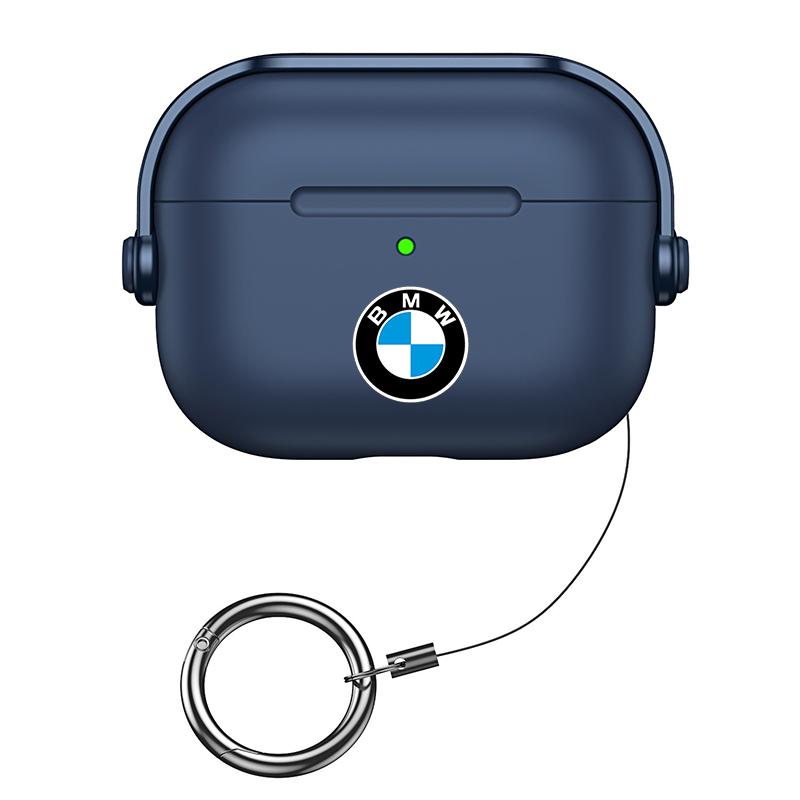 For BMW M Performance E46 E90 E60 360° Adjustable Wireless Bluetooth Earphone Case Air pods 1/2/3/4 Pro2 Soft Cover Key Case TS2