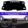 2 Layers Car Dashboard Cover DashMat Carpet For Toyota Corolla E210 2019 2020 -ON