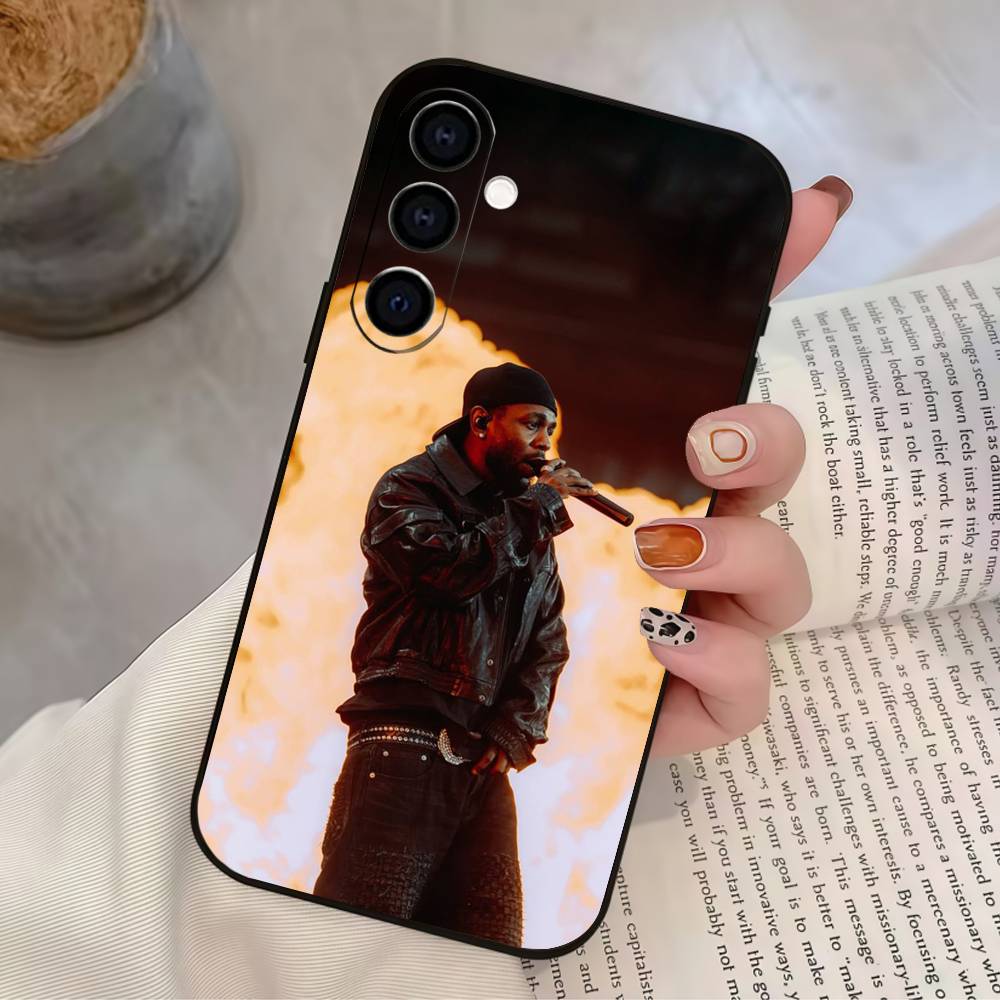 Чехол для телефона K-kendrick L-Lamar для Samsung Galaxy A73, A72, A71, A70, A53, A52, A51, Другие Мягкий Черный Чехол