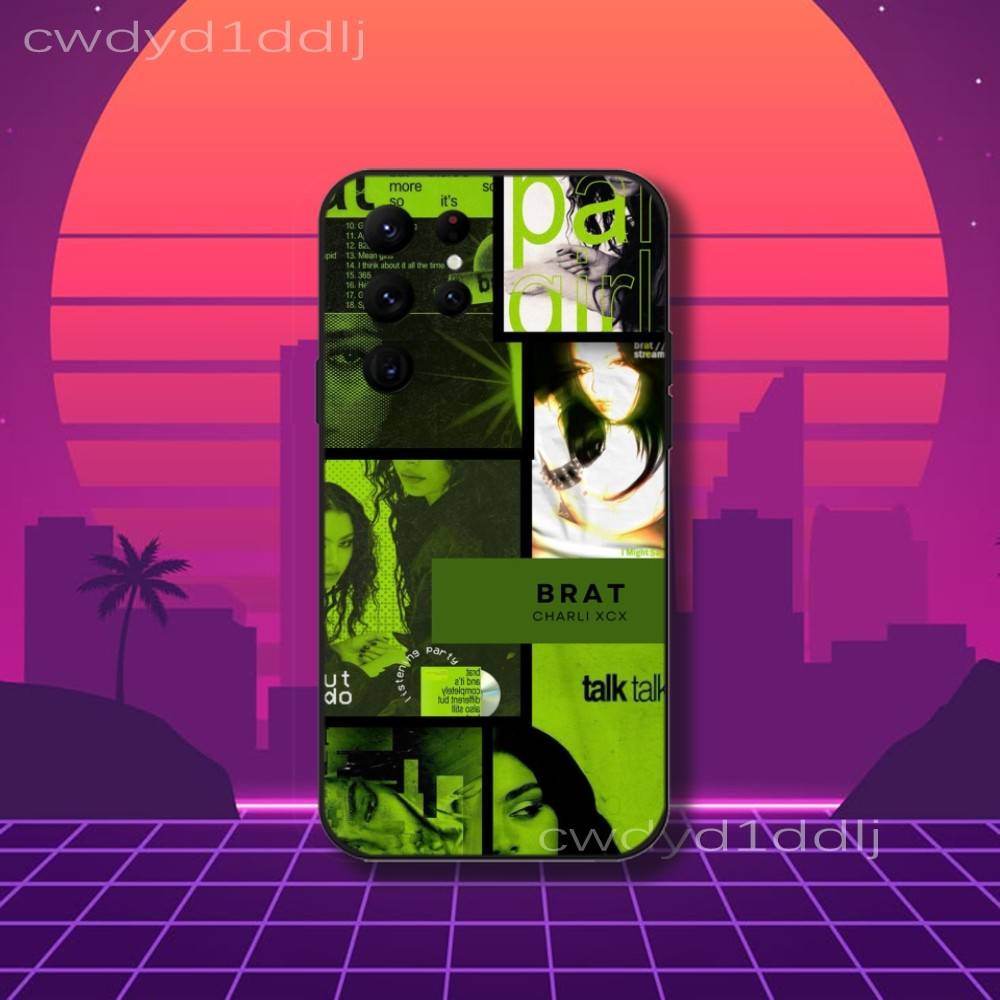 Чехол для телефона C-Charlie XCX Brat для Samsung S10, S21, FE, S21, S26, S25, S24, S23, Ultra, S9, S22, Plus Черный