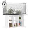 VidaXL Aquarium Stand High Gloss White 120x40x60cm Engineered Wood 833593