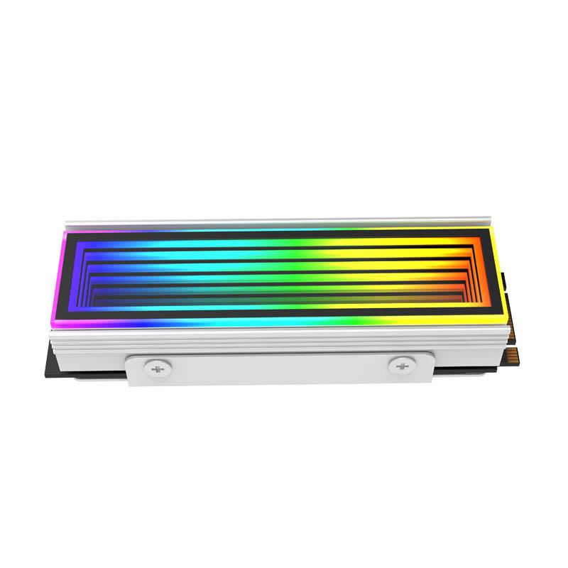 5V ARGB Sync Компьютер 2280 SSD M2 Радиатор ПК RGB M.2 Nvme Кулер Радиатор Эффект Бесконечной Бездны