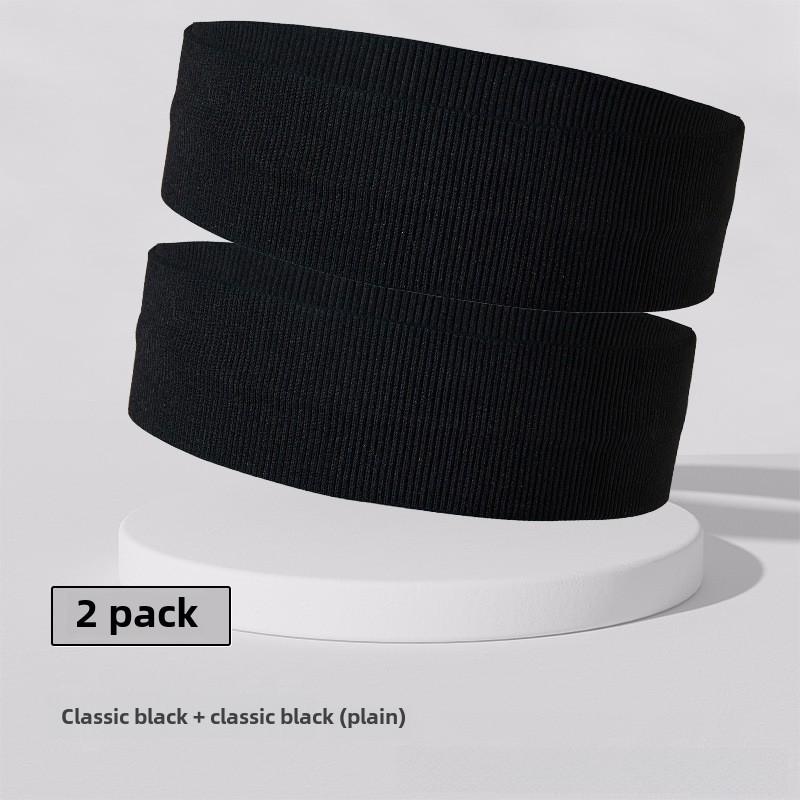 Унисекс-повязка на голову с вышивкой, впитывающая пот, для занятий спортом, бега, фитнеса и йоги