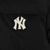 MLB New York Yankees Small Logo Hooded Mid-Length Down Jacket Winter Unisex outerwear Black 3ADJEC716-50BKS