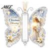 Christmas Tree Hanging Decor Cash Gift Ornament, Acrylic Butterfly Money Holder with Built?in Ornament for Clear Compartment, Holiday Tree,