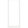 Vidaxl Nogi Do Stolika Kawowego, 2 Szt., Białe, 40X(100-101) Cm, Stal