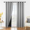 Solid Color Blackout Curtains High Precision Fabric Drapes For Living Room Bedroom Privacy And Light Blocking Elegant Window Treatments