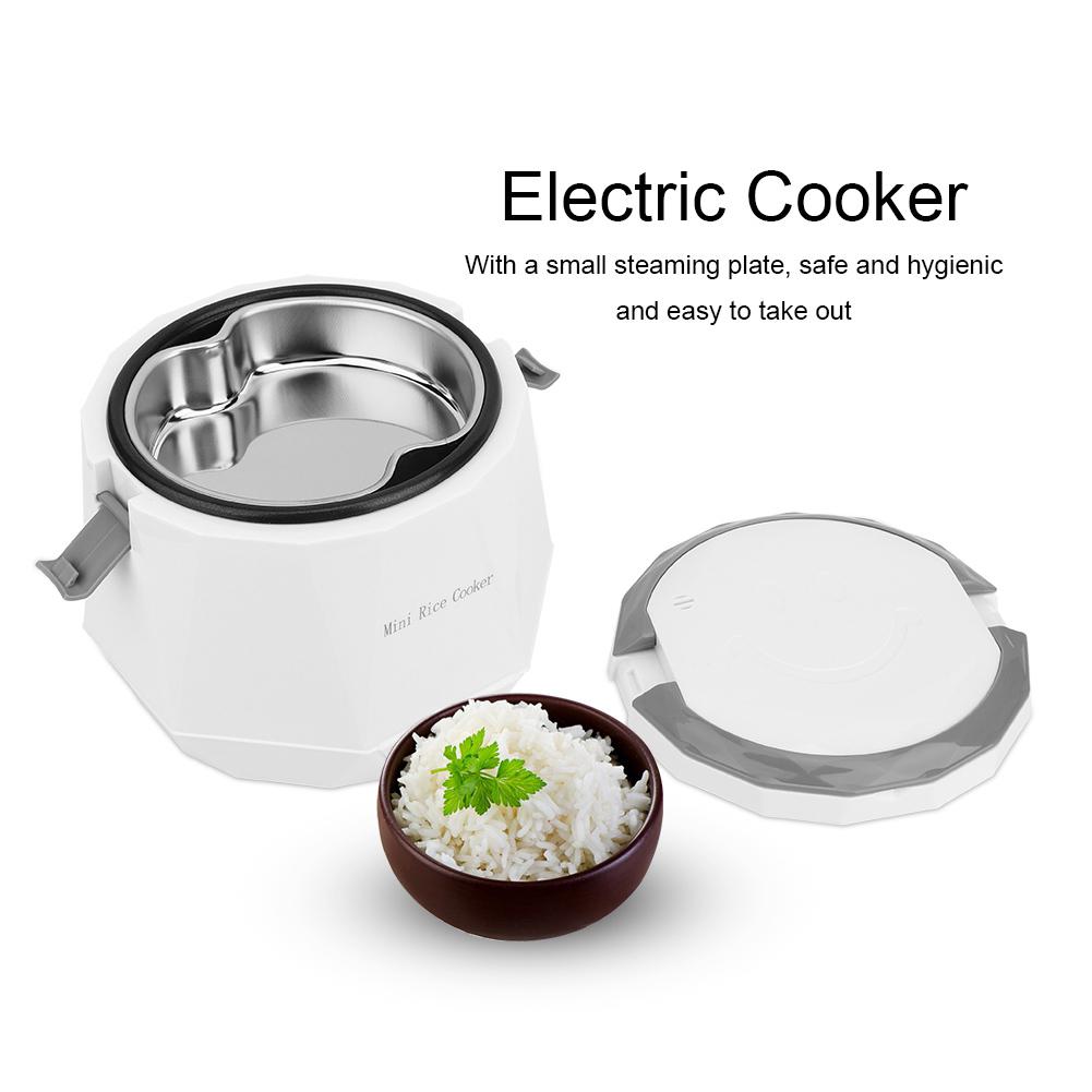 Rice Cooker 12V 1.6L 2-3 People Portable Travel Rice Cooker Car Rice Cooker Electric Rice Cooking Tool For Cooking Soup, Travel Stews, Oa