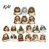 Faux Pearl Art Christmas Card Kit DIY Kit, 3D Pop-Up Snowman Blessing Cards for Friends Santa Elk Wreath Card, Handmade Xmas Family And Projects