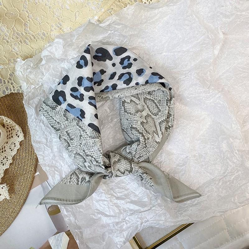 Soft 100% Cotton Square Scarf Neck Head Polka Dot Paisley Print Breathable Lightweight Accessory