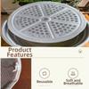 2Pcs Nylon Steamer Cloth Non-stick Steamer Liners Durable Steamer Mats  Kitchen Tools