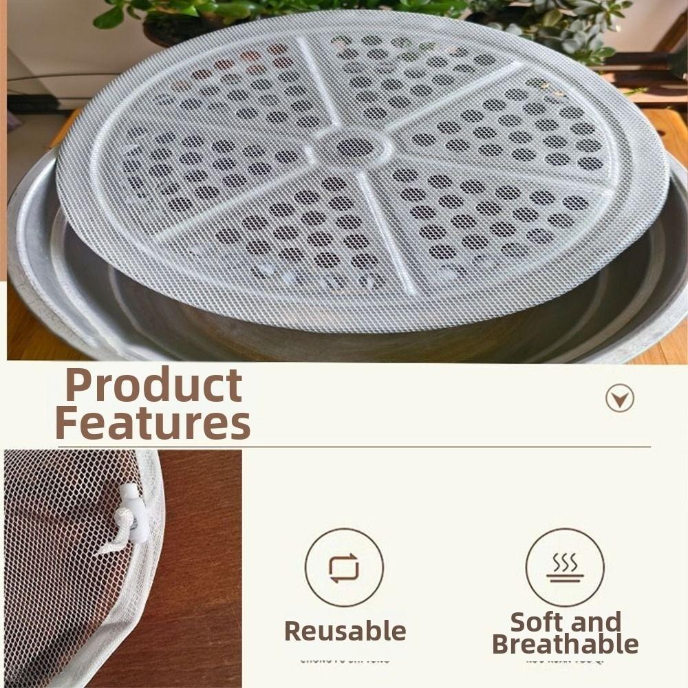2Pcs Nylon Steamer Cloth Non-stick Steamer Liners Durable Steamer Mats Kitchen Tools