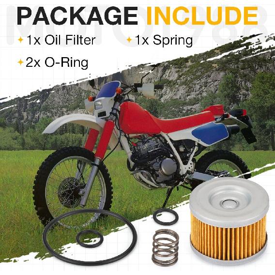 15410-KF0-305 Oil Filter Kit For Honda ATC250 Fourtrax 250 300 400 XR250R XR250L XR350R XR400R XR500R XR600R XR650 XL250R XL350R XL600R NX250 NX650