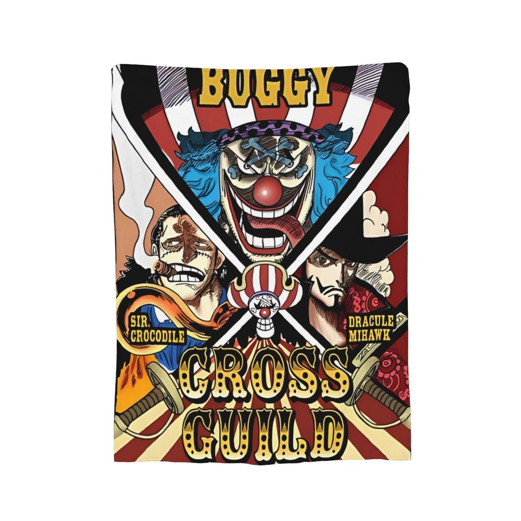 Luffy Anime Fleece Throw Blanket Luffy Zoro Sanji Blankets for Bed Car Super Soft Bedding Throws,