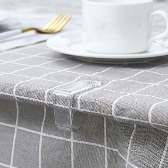 24 шт. зажимы для скатерти прозрачные эластичные утолщенные противоскользящие ветрозащитные рождественские домашние свадебные вечерние