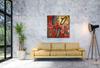 3D metal picture LOFT SCRIPT LOVE 85x85