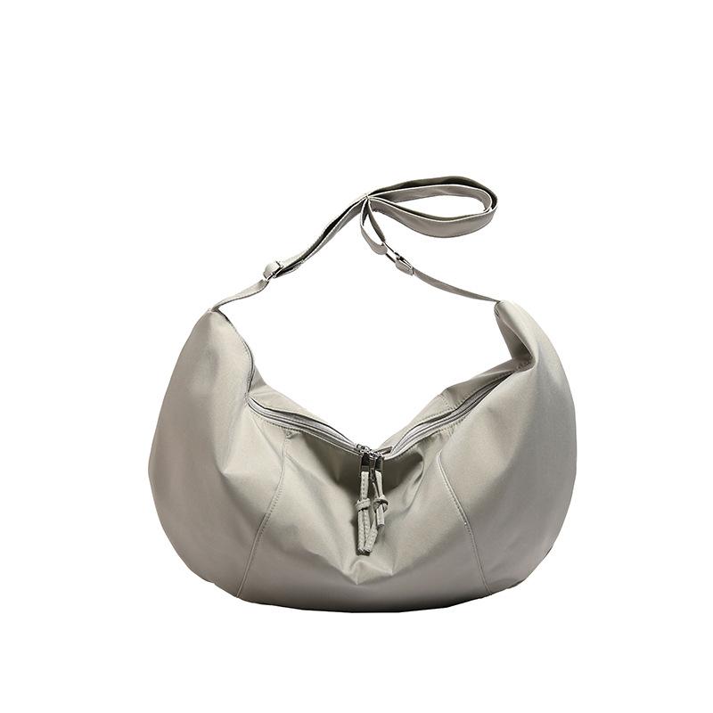 Простая и универсальная вместительная сумка-мессенджер для студентов, повседневная и легкая нейлоновая сумка для пельменей на одно плечо.