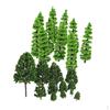 Model Fir Tree Train Plastic Trunks Set Scenery Landscape HO N -
