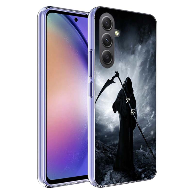 Чехол для телефона Смерть Жнец Череп для Samsung A70 A50S A40 A30 A20E A16 A26 A36 A56 A17 Galaxy Note 20 10 9 8 A71 A51 A41 A31 A