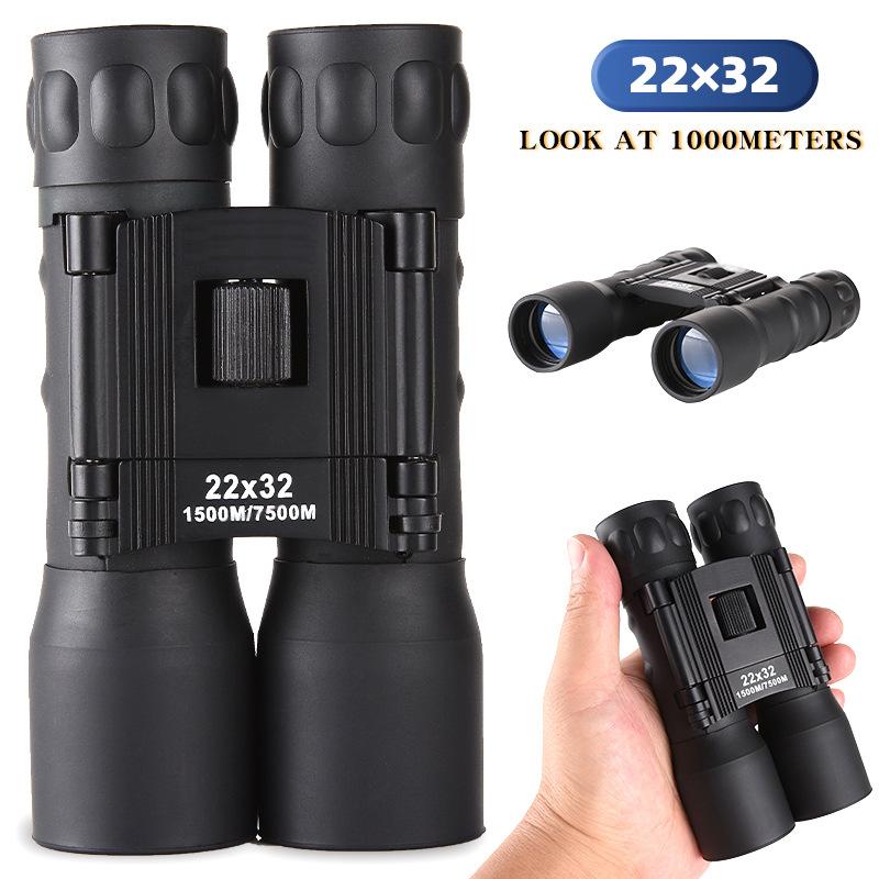 Binoculars 22x32 High-power HD Mini Outdoor Low-light Night Vision Portable Telescope Factory Wholesale