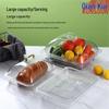 Acrylic Square Serving Tray with Lid