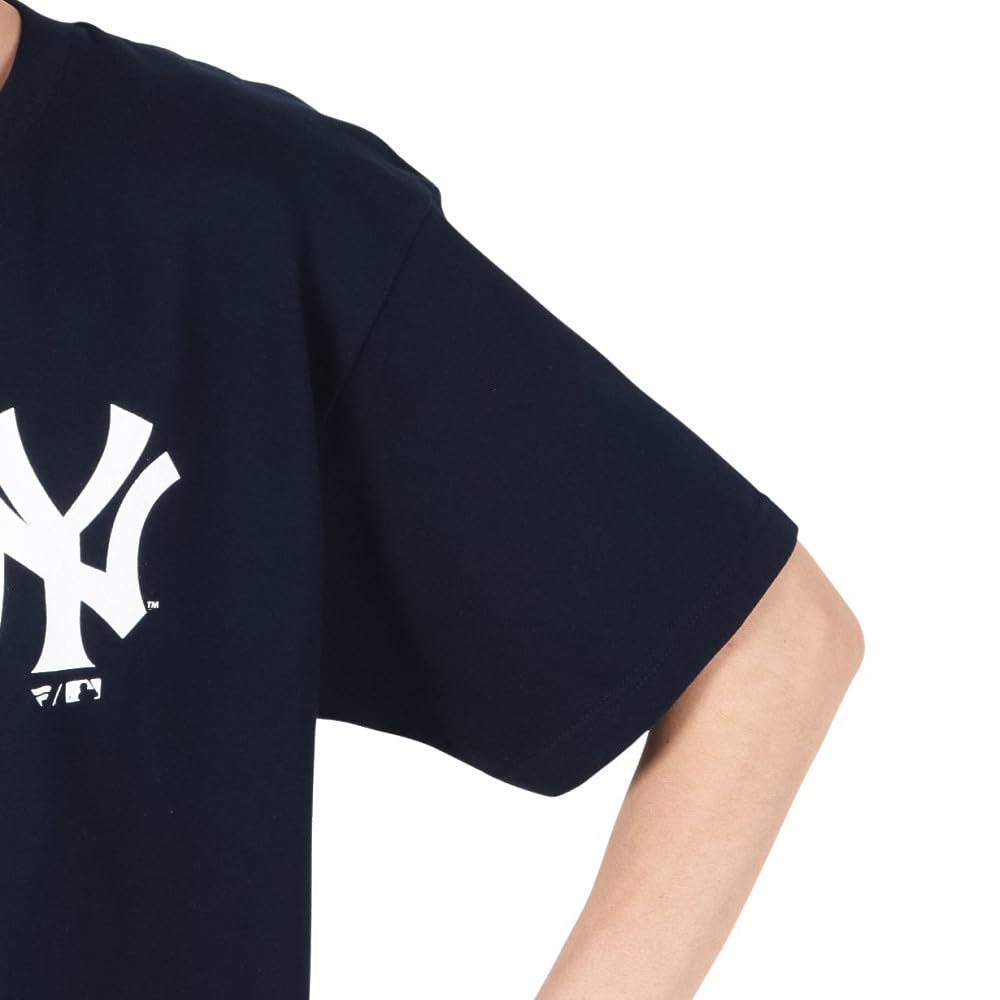 Fanatics Футболка с логотипом MLB темно-синяя с коротким рукавом