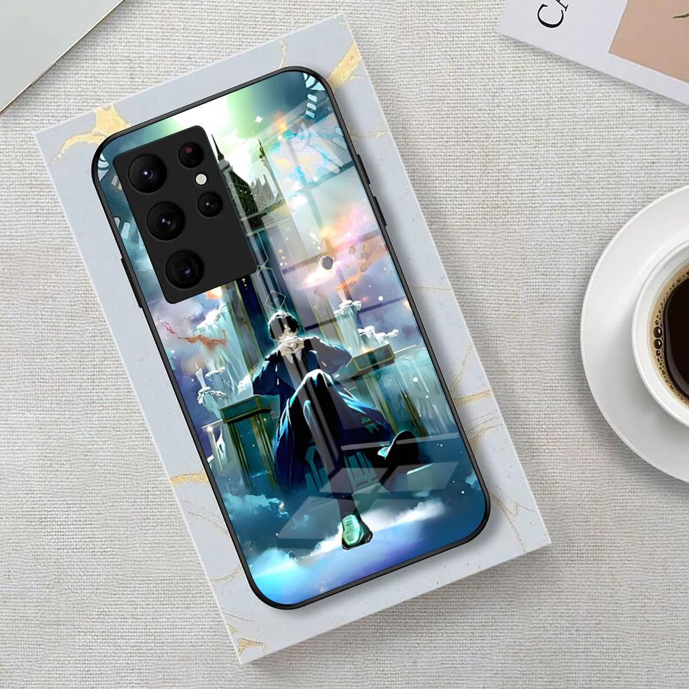 Игровой чехол L-Lord Of Mysteries для телефона Samsung S26 S25 Edge Ultra 23 22 21 20 Ultra Plus S24 Fe Стеклянная крышка