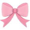 Foil Balloon Bow Pretty Pink 90