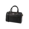 Coach Rowan 27 Zipper Closure Detachable Shoulder Strap Boston Bag Women Handbags Black 79946-IMBLK