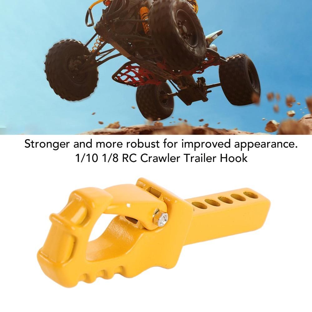 2 Pcs Easy Control RC Tow Hook for 1/8 1/10 RC Crawler and for TRX4/SCX10 Truck For RC Crawler