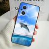 Animal Dolphin Case For OPPO Reno 8 7 6 5 4 Lite 8T 5Z 4Z 10 11F OPPO Find X5 X6 Pro X2 Neo X3 Lite Cover