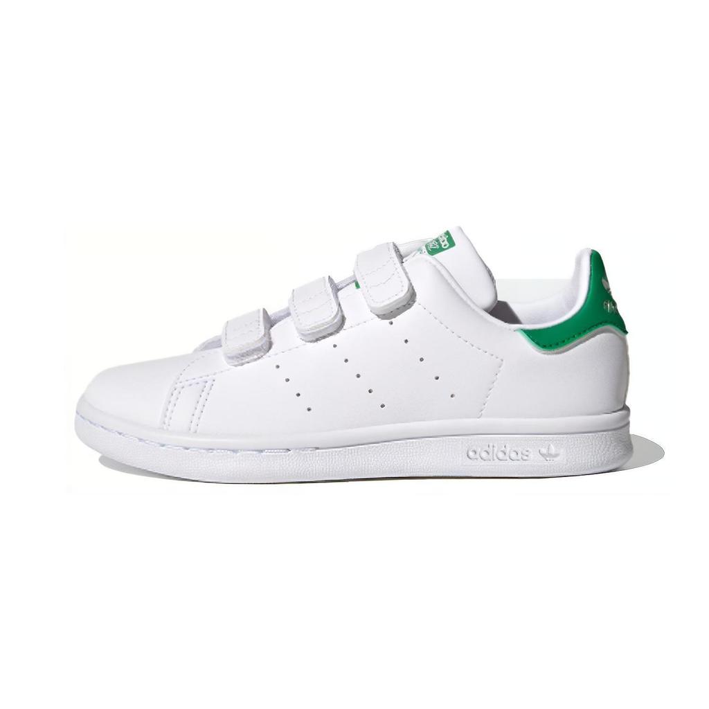 adidas Кроссовки Stan Smith на липучке Cloud White Green PS FX7534