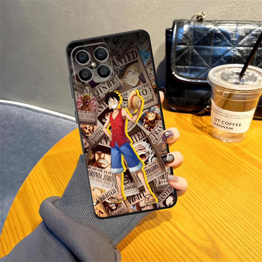 Чехол One Piece Luffy Wapol для Honor X6 X5b X7 8X X8 90 Magic5Lite X9a 70 200 400 Lite Черный Мягкий Чехол для Телефона