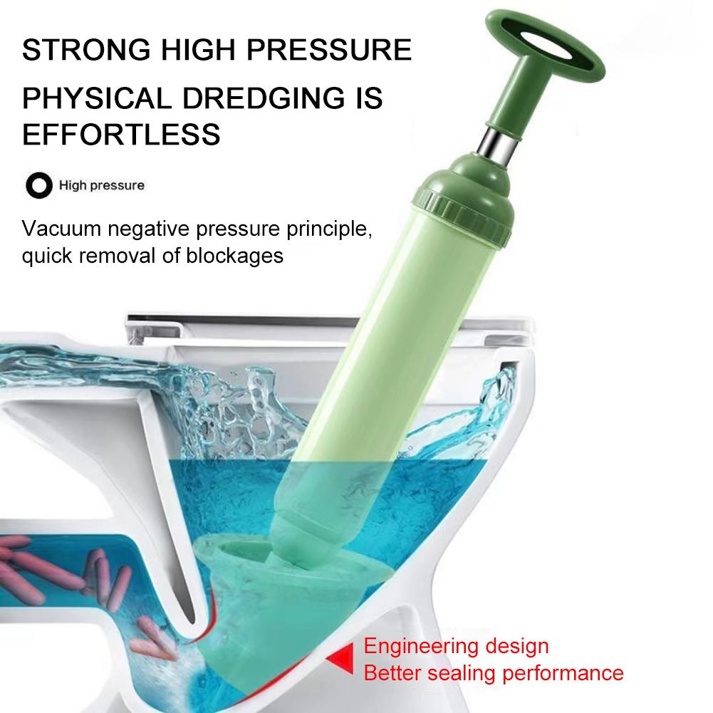 Silicone Toilet Pipe Plunger Vacuum Suction Cups Multi-Purpose High Pressure Toilet Plunger Durable Drain Clog Removing Tool