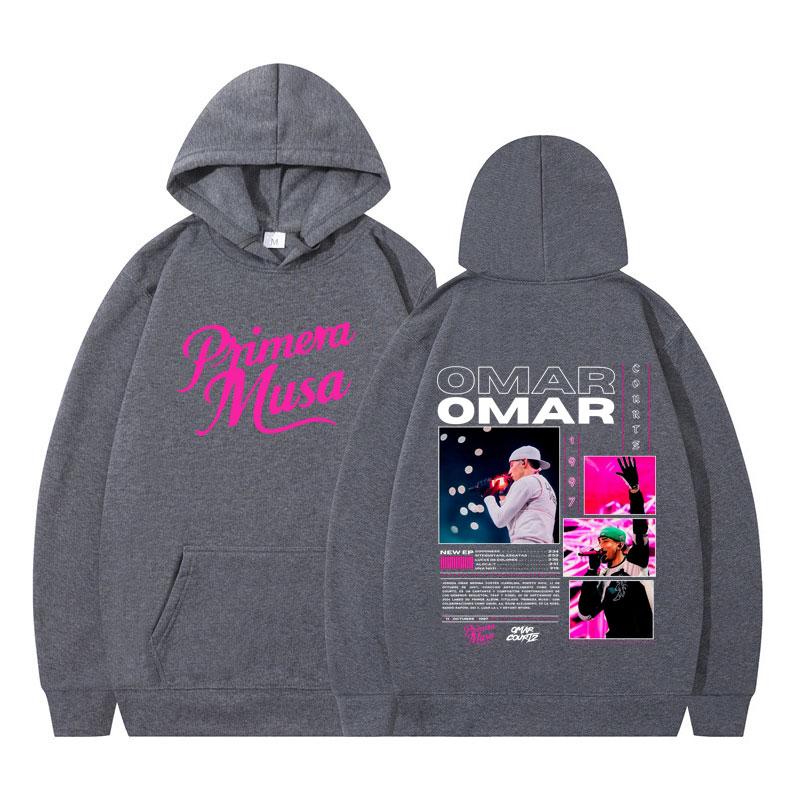 Omar Courtz Primera Musa Album Tour 2025 Hoodie Men Women Aesthetic y2k clothes Pullover Long-sleeved Thick Casual Sportswear
