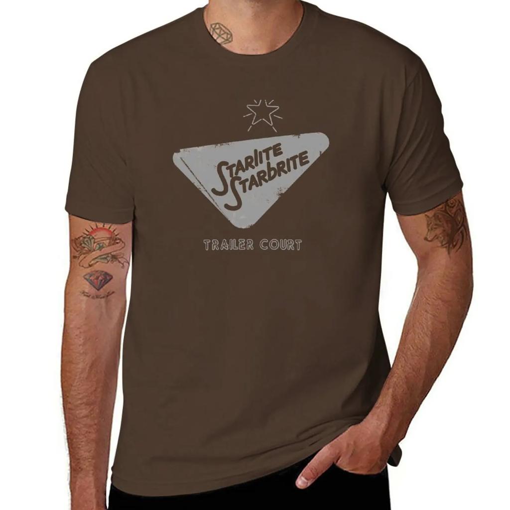 Starlite Starbrite Distressed Logo T-Shirt custom t shirts design your own black t shirts clothes for