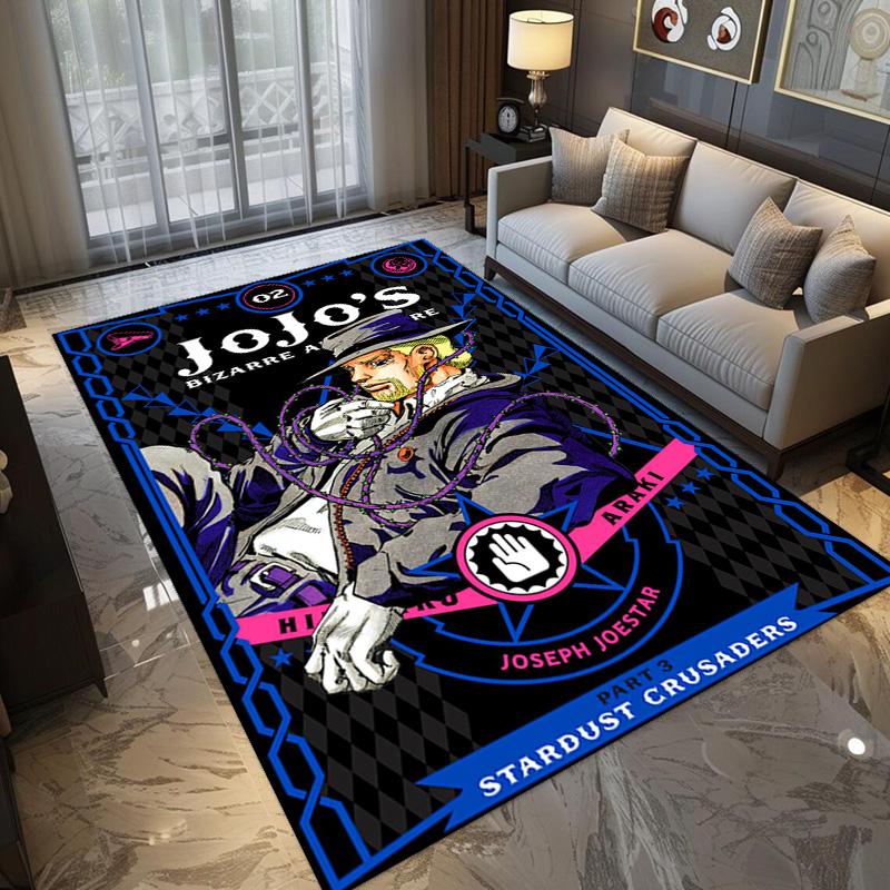 JoJo's Bizarre Adventure: Stardust Crusaders carpet Suitable for all seasons Home Decor Fashion Room Office chair cushion