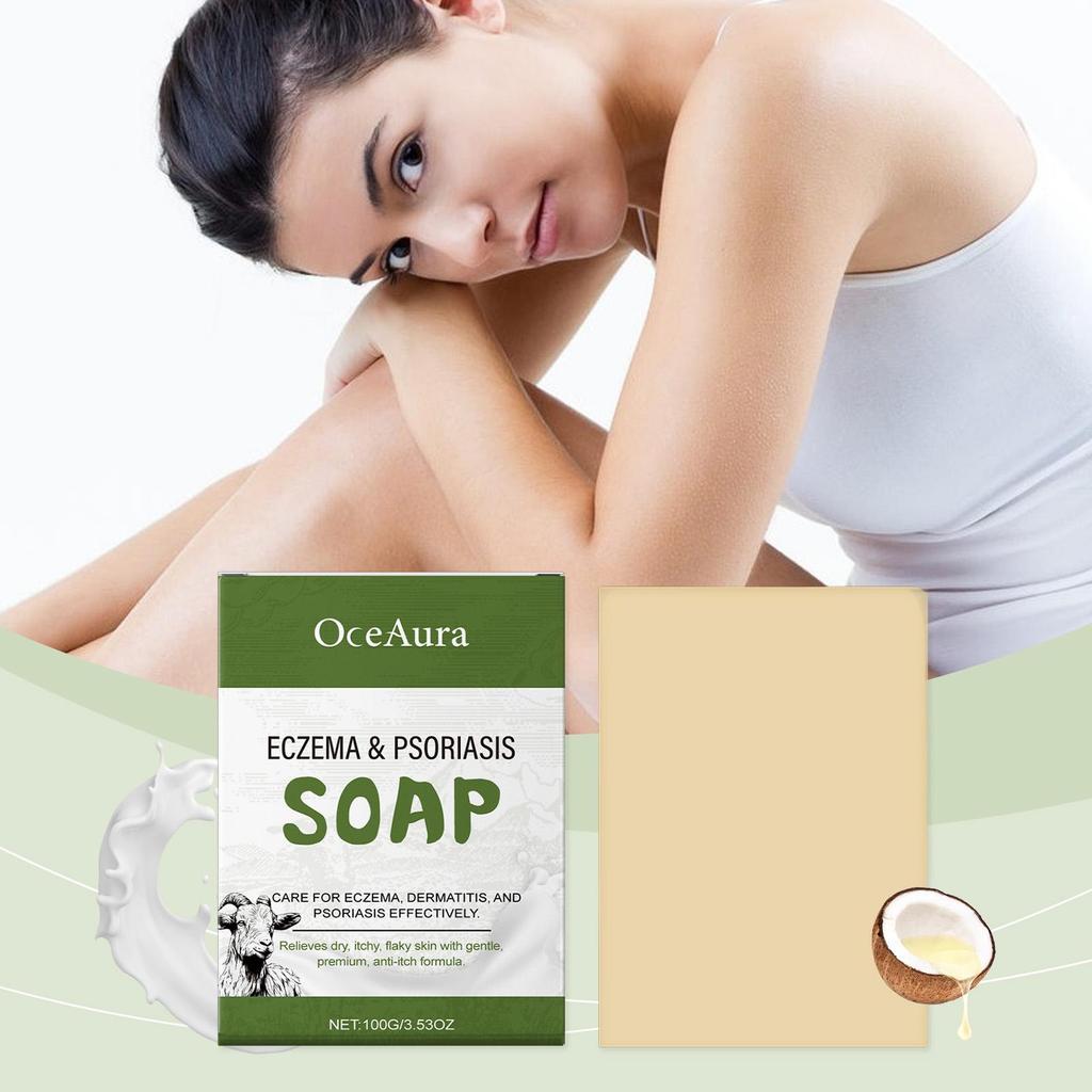 OceAura Soap - Moisturizing & Soothing for Dry Skin, Hydrating Cleanser for Smooth & Supple Complexion