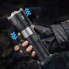 Мощный светодиодный фонарик сверхдальнего действия, зарядка Type-C, сильный свет, 3 режима, зум, тактический ручной фонарь, уличный фонарь для кемпинга