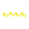 4Pcs Archery Bow String Silencers Monkey Tail Compound Bow String Stabilizer Shock Absorption for Ourdoor TrainingYellow