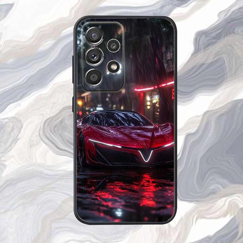 Чехол для телефона Car A-Alfa-s R-Romeo-os для Samsung S25, S24, S21, S22, S23, S30, Ultra, S20, Plus, Fe, Lite, Note, 10, 9, 5G Черный