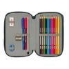 Real Madrid double filled pencil case 29 pcs 412554854 multicolor