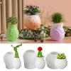Сделай сам Поделки Силиконовая форма для вазы для цветов Милая форма для подставки для ручек Форма для цветочного горшка Подарки для праздничной вечеринки