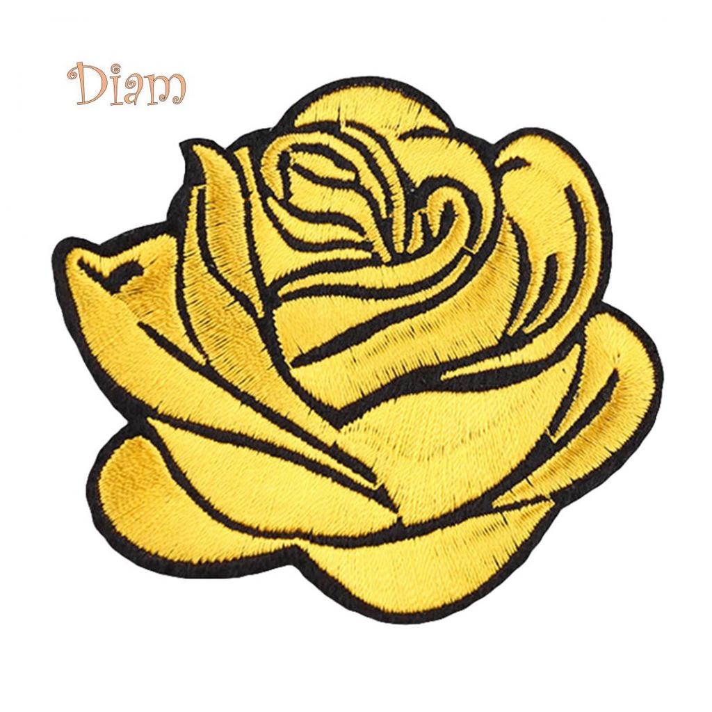 Lachepper значок в виде розы, железная нашивка, украшение, цветок, сумка, шляпа, аппликация, аксессуары для одежды, аксессуары