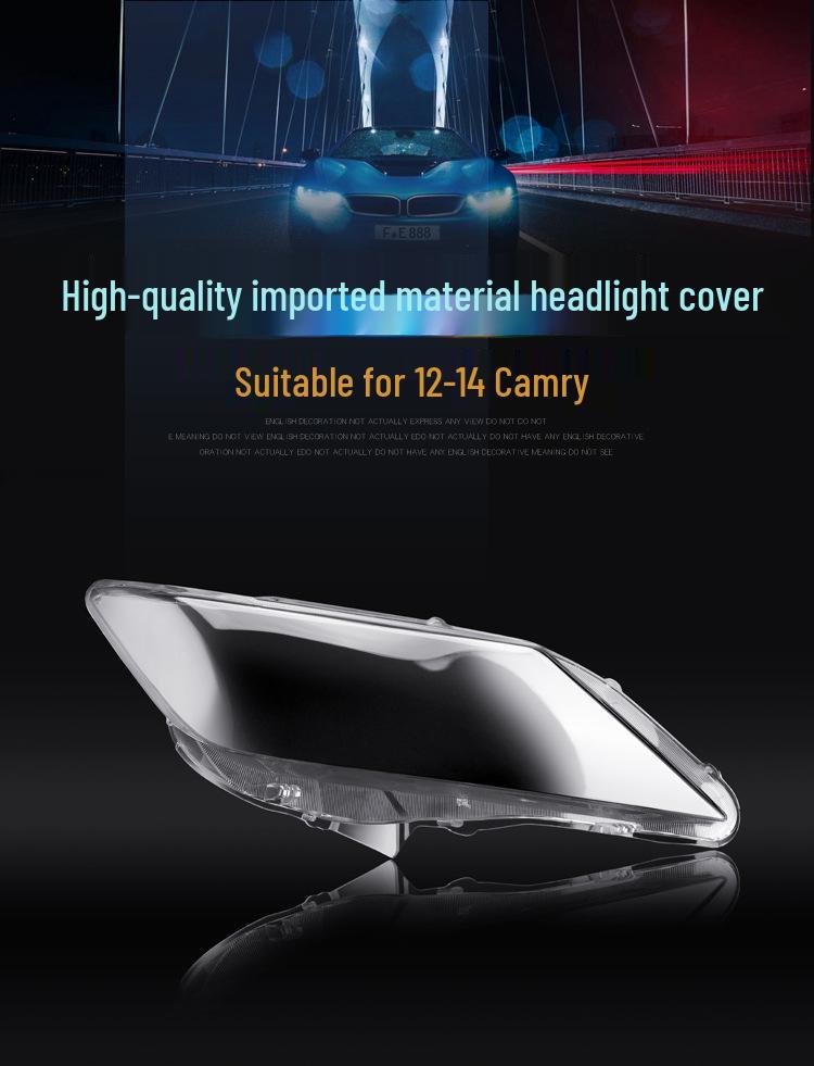 Toyota Camry Headlight Lens Cover for 2012-2014 Models