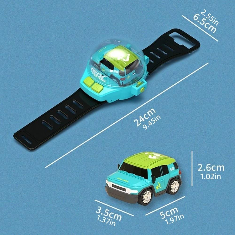 2.4 GHz Wireless Watch Car USB Charging Mini Zinc Zinc Alloy Racing Funny Toy RC Car Boys Girls