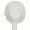 30cm Short Straight Cosplay Wig Anime Tilt Up Compatible Universal Omnipotent Heat Resistant Synthetic Hair Wigs + Wig Cap