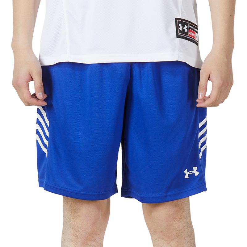Under Armour Баскетбольные тренировочные трикотажные шорты унисекс королевско-синие 21500204-400